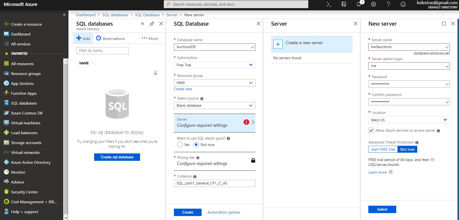 add SQL db process
